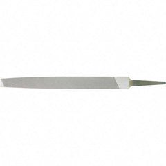 Stanley - 12" Long, Bastard Cut, Flat American-Pattern File - Single Cut, 0.3" Overall Thickness - Apex Tool & Supply
