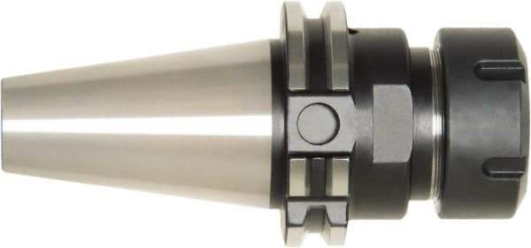 Bilz - 3mm to 26mm Capacity, 4" Projection, CAT50 Taper Shank, ER40 Collet Chuck - 0.003mm TIR, Through-Spindle & DIN Flange Coolant - Exact Industrial Supply