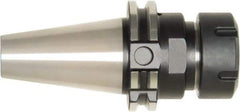 Bilz - 3mm to 26mm Capacity, 4" Projection, CAT50 Taper Shank, ER40 Collet Chuck - 0.003mm TIR, Through-Spindle & DIN Flange Coolant - Exact Industrial Supply