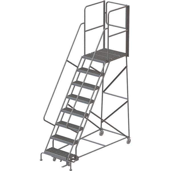 TRI-ARC - Rolling & Wall Mounted Ladders & Platforms Type: Rolling Warehouse Ladder Style: Rolling Platform Ladder - Apex Tool & Supply