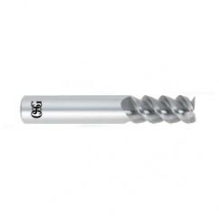 3/4 Dia. x 4 Overall Length 3-Flute Square End Solid Carbide SE End Mill-Round Shank-Center Cutting-Uncoated - Apex Tool & Supply