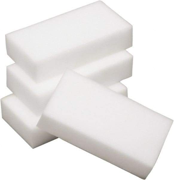 Ability One - 2.3" Long x 4.6" Wide x 1" Thick Cleansing Pad - Medium-Duty, White - Apex Tool & Supply