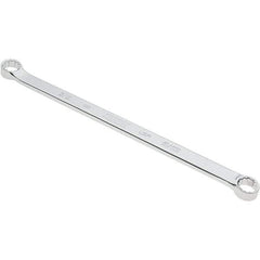 Proto - 9/16" x 5/8" 12 Point Box Wrench - Double End, 53/64" Head Diam x 13/32" Head Thickness, 12-31/64" OAL, Steel, Polished Finish, 15° Offset - Apex Tool & Supply
