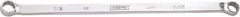 Proto - 7/16" x 1/2" 12 Point Box Wrench - Double End, 21/32" Head Diam x 23/64" Head Thickness, 10-45/64" OAL, Steel, Polished Finish, 15° Offset - Apex Tool & Supply
