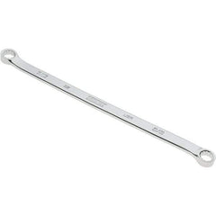 Proto - 3/8" x 7/16" 12 Point Box Wrench - Double End, 37/64" Head Diam x 21/64" Head Thickness, 9-27/32" OAL, Steel, Polished Finish, 15° Offset - Apex Tool & Supply