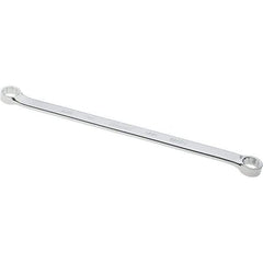 Proto - 11/16" x 3/4" 12 Point Box Wrench - Double End, 1" Head Diam x 1/2" Head Thickness, 14-11/32" OAL, Steel, Polished Finish, 15° Offset - Apex Tool & Supply