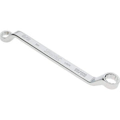 Proto - 5/8 x 11/16" 12 Point Box Wrench - Double End, 29/32" Head Diam x 1" Head Thickness, 9-3/4" OAL, Steel, Polished Finish, 15° Offset - Apex Tool & Supply