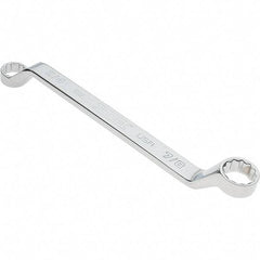 Proto - 3/4" x 7/8" 12 Point Box Wrench - Double End, 1-1/16" Head Diam x 1-1/4" Head Thickness, 11-1/2" OAL, Steel, Polished Finish, 15° Offset - Apex Tool & Supply