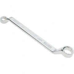 Proto - 11/16" x 3/4" 12 Point Box Wrench - Double End, 1" Head Diam x 1-5/32" Head Thickness, 10-51/64" OAL, Steel, Polished Finish, 15° Offset - Apex Tool & Supply