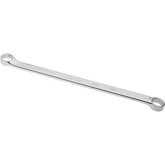 Proto - 7/8" x 1" 12 Point Spline Box Wrench - Double End, 1-17/64" Head Diam x 1-29/64" Head Thickness, 17-3/32" OAL, Steel, Polished Finish, 15° Offset - Apex Tool & Supply