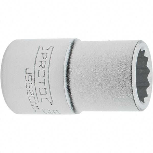 Proto - 3/4" Drive, Standard Hand Socket - 12 Points, 2.307" OAL, Steel, Full Polish Finish - Apex Tool & Supply