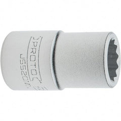 Proto - 3/4" Drive, Standard Hand Socket - 12 Points, 2.307" OAL, Steel, Full Polish Finish - Apex Tool & Supply