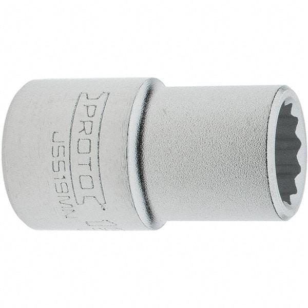 Proto - 3/4" Drive, Standard Hand Socket - 12 Points, 2.307" OAL, Steel, Full Polish Finish - Apex Tool & Supply