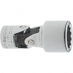 Proto - 1/4" Drive, Standard Hand Socket - 12 Points, 1-17/64" OAL, Steel, Full Polish Finish - Apex Tool & Supply