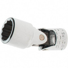 Proto - 1/4" Drive, Standard Hand Socket - 12 Points, 1-17/64" OAL, Steel, Full Polish Finish - Apex Tool & Supply