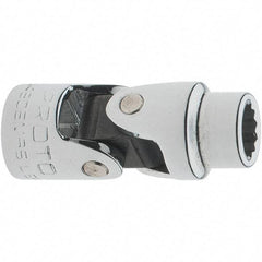 Proto - 1/4" Drive, Standard Hand Socket - 12 Points, 1-17/64" OAL, Steel, Full Polish Finish - Apex Tool & Supply