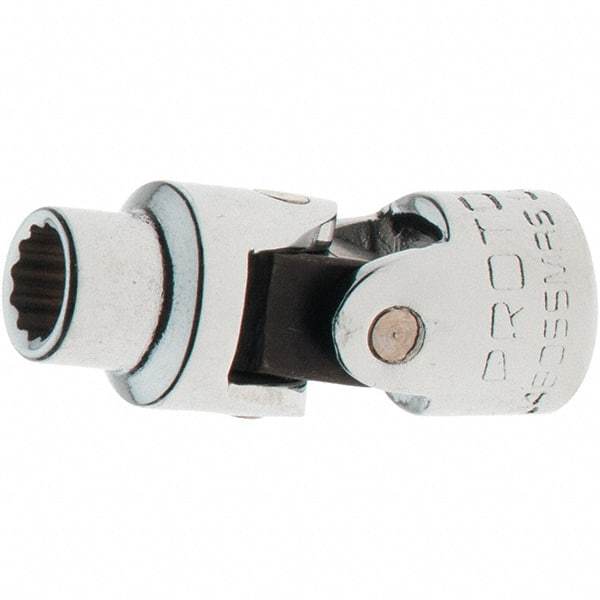 Proto - 1/4" Drive, Standard Hand Socket - 12 Points, 1-17/64" OAL, Steel, Full Polish Finish - Apex Tool & Supply