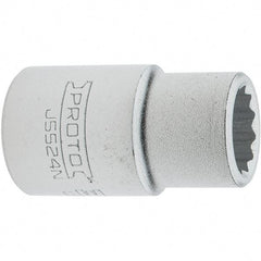 Proto - 3/4", 3/4" Drive, Standard Hand Socket - 12 Points, 2.285" OAL, Steel, Full Polish Finish - Apex Tool & Supply