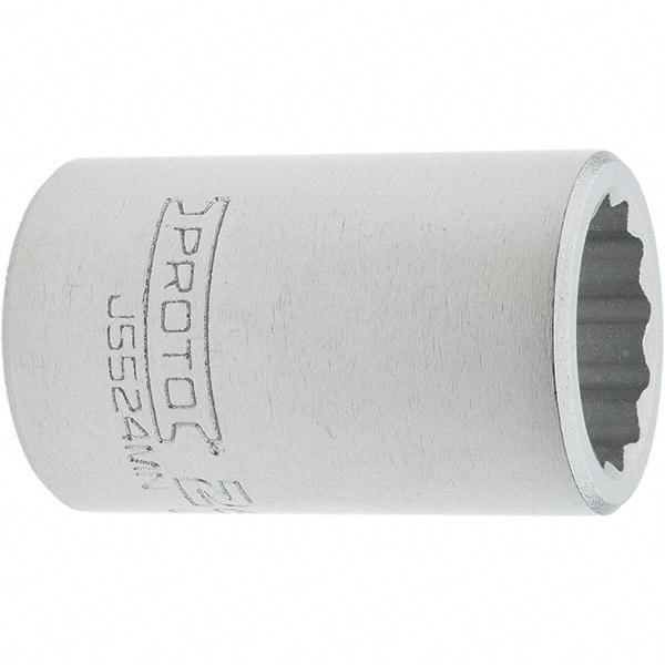Proto - 3/4" Drive, Standard Hand Socket - 12 Points, 2.307" OAL, Steel, Full Polish Finish - Apex Tool & Supply
