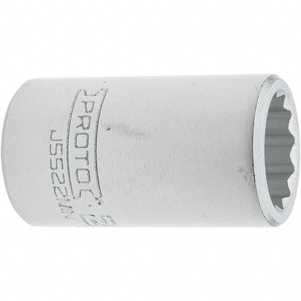 Proto - 3/4" Drive, Standard Hand Socket - 12 Points, 2.307" OAL, Steel, Full Polish Finish - Apex Tool & Supply