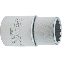 Proto - 13/16", 3/4" Drive, Standard Hand Socket - 12 Points, 2.285" OAL, Steel, Full Polish Finish - Apex Tool & Supply