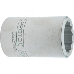 Proto - 3/4" Drive, Standard Hand Socket - 12 Points, 2.307" OAL, Steel, Full Polish Finish - Apex Tool & Supply