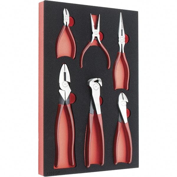 Proto - 6 Piece Crimper/Cutter Cutting Pliers - Comes in 11 x 16 Foam Insert - Apex Tool & Supply