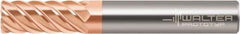 Walter-Prototyp - 8mm, 6 Flute, Single End, Solid Carbide, 1mm Corner Radius End Mill - 63mm OAL, 50° Helix, Right Hand Flute, 19mm LOC, Right Hand Cut - Apex Tool & Supply