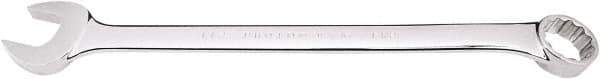 Proto - 1-1/2" 12 Point Combination Wrench - 15° Offset Angle, 20-1/4" OAL, Steel, Full Polish Finish - Apex Tool & Supply