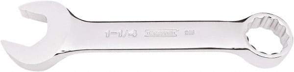 Proto - 1-1/4" 12 Point Combination Wrench - 15° Offset Angle, 9-45/64" OAL, Steel, Full Polish Finish - Apex Tool & Supply