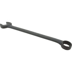 Proto - 1-9/16" 12 Point Combination Wrench - 15° Offset Angle, 20-5/16" OAL, Steel, Black Finish - Apex Tool & Supply