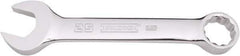 Proto - 25mm 12 Point Combination Wrench - 15° Offset Angle, 8-13/32" OAL, Steel, Full Polish Finish - Apex Tool & Supply