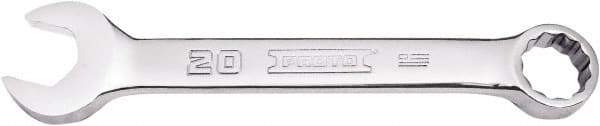 Proto - 20mm 12 Point Combination Wrench - 15° Offset Angle, 7-35/64" OAL, Steel, Full Polish Finish - Apex Tool & Supply