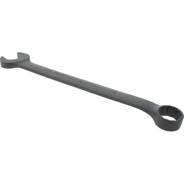 Proto - 1-3/16" 12 Point Combination Wrench - 15° Offset Angle, 15-7/8" OAL, Steel, Black Finish - Apex Tool & Supply