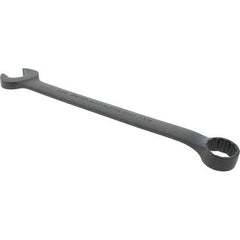 Proto - 1-3/16" 12 Point Combination Wrench - 15° Offset Angle, 15-7/8" OAL, Steel, Black Finish - Apex Tool & Supply