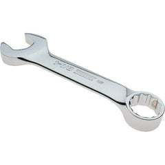 Proto - 1-1/8" 12 Point Combination Wrench - 15° Offset Angle, 8-29/32" OAL, Steel, Full Polish Finish - Apex Tool & Supply