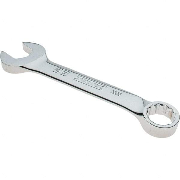 Proto - 23mm 12 Point Combination Wrench - 15° Offset Angle, 8-19/64" OAL, Steel, Full Polish Finish - Apex Tool & Supply