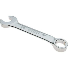 Proto - 23mm 12 Point Combination Wrench - 15° Offset Angle, 8-19/64" OAL, Steel, Full Polish Finish - Apex Tool & Supply