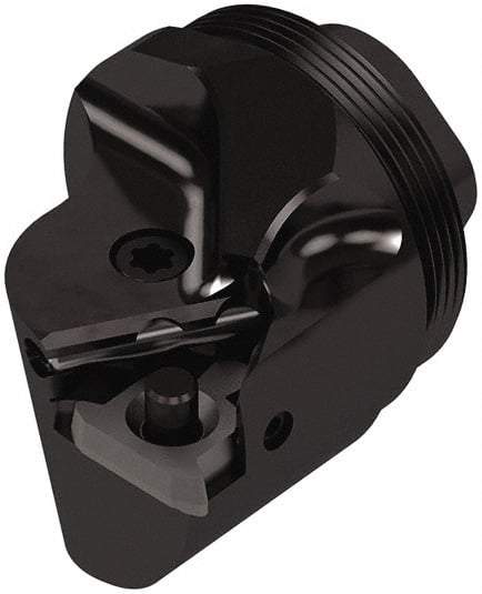 Seco - Right Hand Cut, Size GL32, 16NR Insert Compatiblity, Internal Modular Turning & Profiling Cutting Unit Head - 19.8mm Ctr to Cutting Edge, 32mm Head Length, Through Coolant, Series Seco-Capto - Apex Tool & Supply