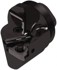 Seco - Right Hand Cut, Size GL40, 22NR Insert Compatiblity, Internal Modular Turning & Profiling Cutting Unit Head - 25.3mm Ctr to Cutting Edge, 32mm Head Length, Through Coolant, Series Seco-Capto - Apex Tool & Supply