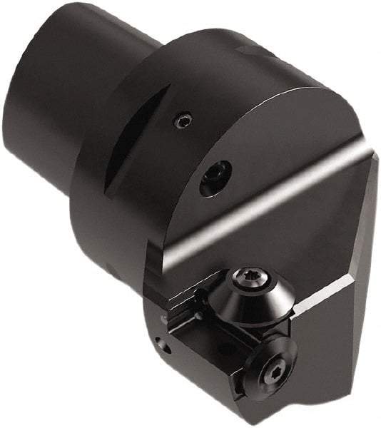 Seco - Left Hand Cut, Size C8, LCGN Insert Compatiblity, Internal Modular Turning & Profiling Cutting Unit Head - 55mm Ctr to Cutting Edge, 80mm Head Length, Through Coolant, Series Seco-Capto - Apex Tool & Supply