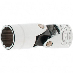 Proto - 3/8" Drive, Standard Hand Socket - 12 Points, 2-3/16" OAL, Steel, Full Polish Finish - Apex Tool & Supply