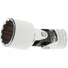 Proto - 3/8" Drive, Standard Hand Socket - 12 Points, 2-5/16" OAL, Steel, Full Polish Finish - Apex Tool & Supply