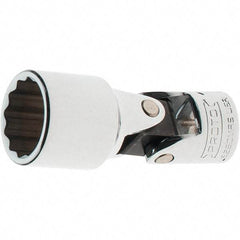 Proto - 3/8" Drive, Standard Hand Socket - 12 Points, 2-1/4" OAL, Steel, Full Polish Finish - Apex Tool & Supply