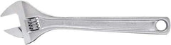 Proto - 1-1/2" Jaw Capacity, 12" Standard Adjustable Wrench - Steel, Polished Finish, 12" OAL - Apex Tool & Supply