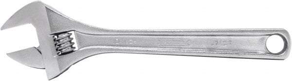 Proto - 1-5/16" Jaw Capacity, 10" Standard Adjustable Wrench - Steel, Polished Finish, 10" OAL - Apex Tool & Supply