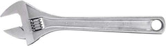 Proto - 1-5/16" Jaw Capacity, 10" Standard Adjustable Wrench - Steel, Polished Finish, 10" OAL - Apex Tool & Supply