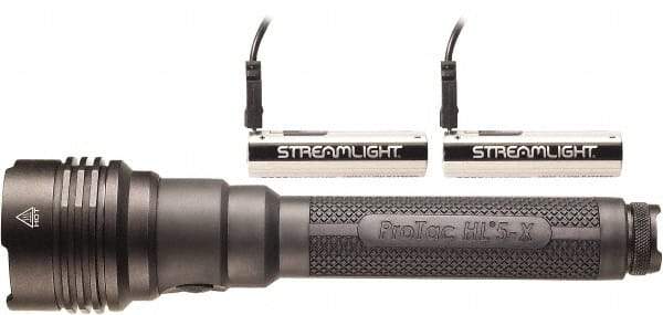 Streamlight - White LED Bulb, 3,500 Lumens, Industrial/Tactical Flashlight - Black Aluminum Body, 2 18650 Lithium-Ion Batteries Included - Apex Tool & Supply