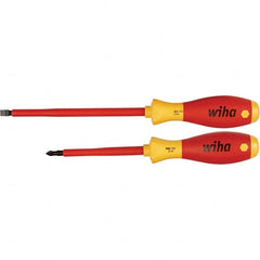 Wiha - Screwdriver Sets Screwdriver Types Included: Slotted; Phillips Number of Pieces: 2 - Apex Tool & Supply