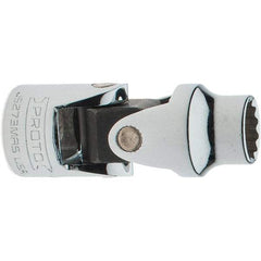Proto - 3/8" Drive, Standard Hand Socket - 12 Points, 2" OAL, Chrome Vanadium, Full Polish Finish - Apex Tool & Supply
